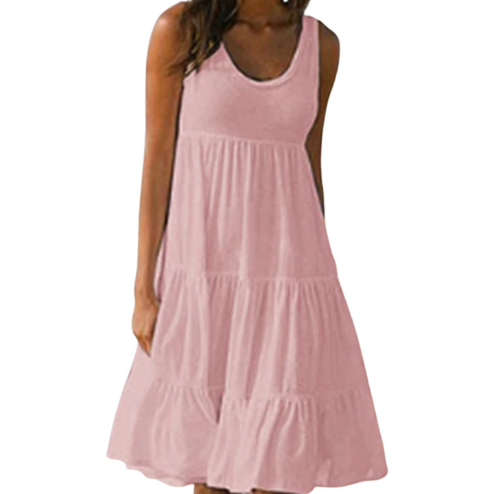 Emma — Robe Femme Boho Noire, Bleu Ciel, Rose Red Pour Style Confirme