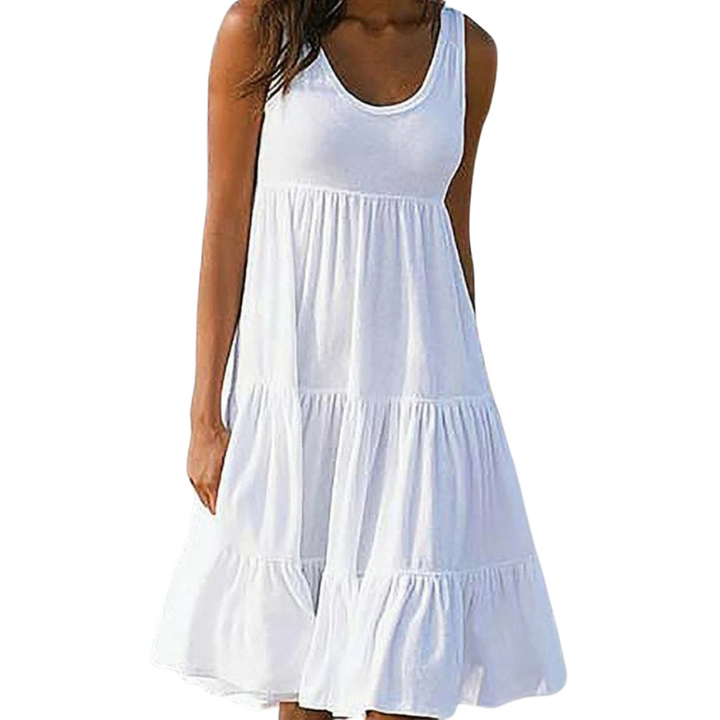 Emma — Robe Femme Boho Noire, Bleu Ciel, Rose Red Pour Style Confirme