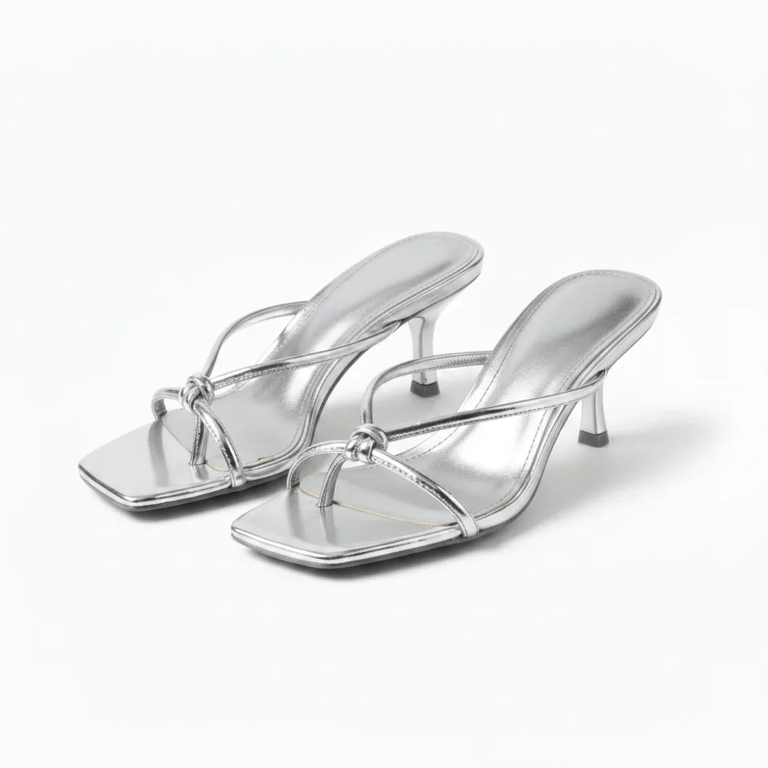 Sandales Orthopédiques Talon Nœud Élégant Femme | Confort Marche