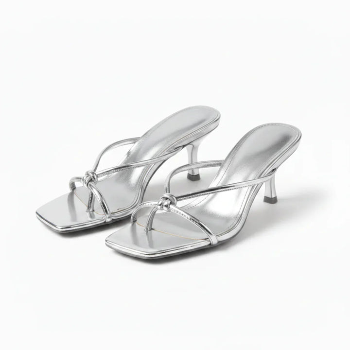 Sandales Orthopédiques Talon Nœud Élégant Femme | Confort Marche